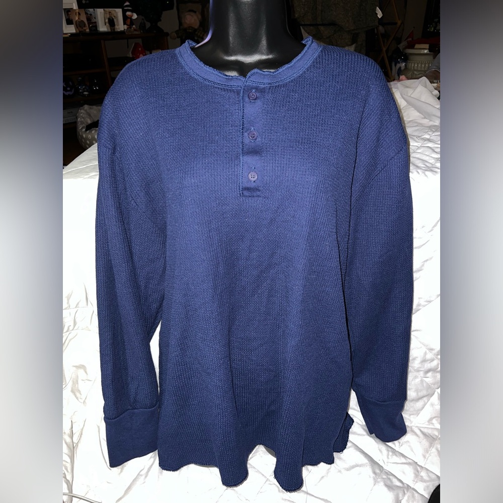 Joe Boxer Waffle Knit Henley